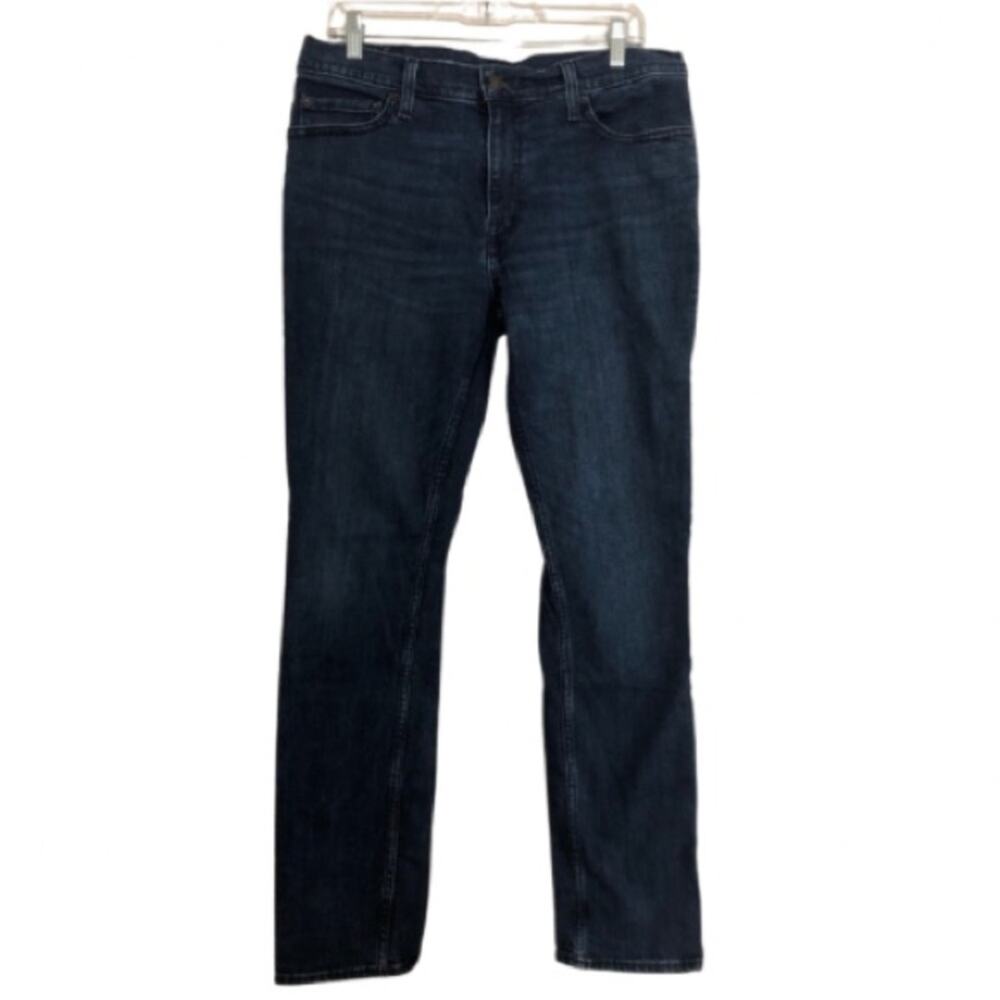 Goodfellow and Co. Denim Straight Leg Slim Fit Medium Blue Wash Jeans 34 x 32